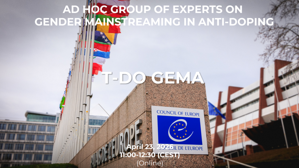 T-DO GEMA moves gender mainstreaming in anti-doping into the drafting phase at the Council of Europe